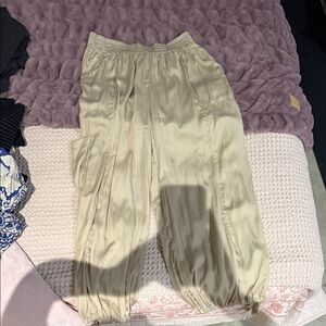 Silky Beige Pants